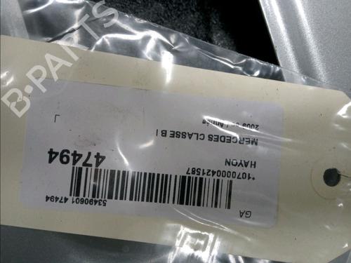 Tailgate MERCEDES-BENZ B-CLASS Sports Tourer (W245) B 180 CDI (245.207) | BP15813393C6 
