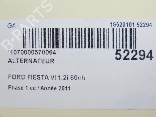 Generator FORD FIESTA VI (CB1, CCN) 1.25 | BP28801429M7