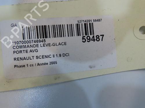 Left front window switch RENAULT GRAND SCÉNIC II (JM0/1_) 1.9 dCi (JM0G, JM12, JM1G, JM2C) | BP36495257I27 - Image 4