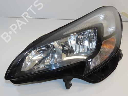 Used Left headlight OPEL CORSA E (X15) 1.3 CDTI (08, 68) (75 hp) 28969469