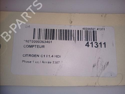 Used Instrument cluster CITROËN C1 (PM_, PN_) 1.4 HDi (54 hp) 15742288