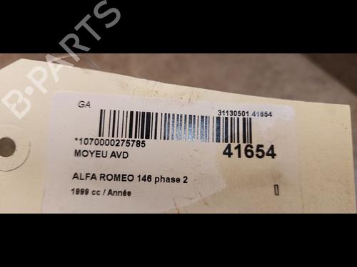 Used Left front steering knuckle ALFA ROMEO 146 (930_) 1.4 i.e. 16V T.S. (930.B3A) (103 hp) 14875593