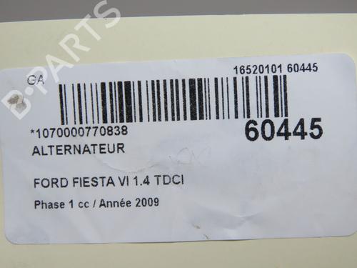 Alternator FORD FIESTA VI (CB1, CCN) 1.4 TDCi | BP38527411M7  - Image 9