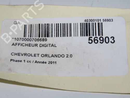 Used Display monitor CHEVROLET ORLANDO (J309) 2.0 D (163 hp) 31865261