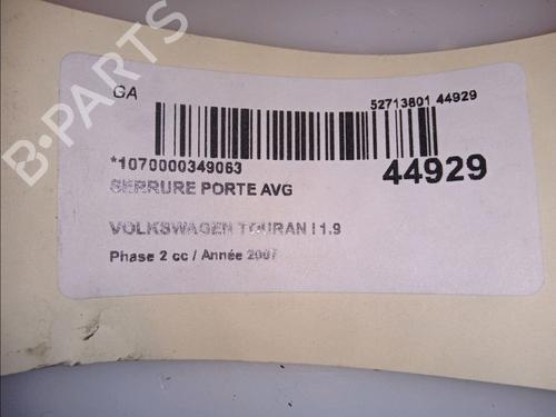 front-left-lock-vw-touran-1t1-1t2-19-tdi-3d1837015ap-2003-2004-2005-2006-2007-2008-2009-2010-11102886 main image