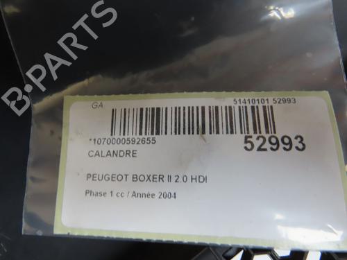 Grille PEUGEOT BOXER Van (244) 2.0 HDi | BP28968269C40 