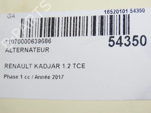 Alternator RENAULT KADJAR (HA_, HL_) 1.2 TCe 130 (HLMR) | BP28967090M7