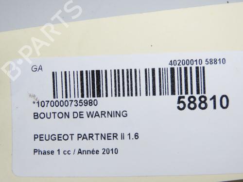Warning switch PEUGEOT PARTNER Tepee 1.6 HDi | BP36246618I22 - Image 4
