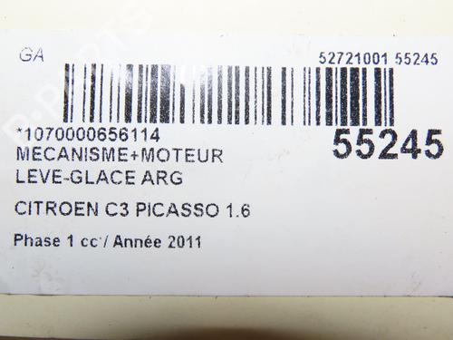 Used Rear left window mechanism CITROËN C3 Picasso (SH_) 1.6 HDi 110 (112 hp) 28831843