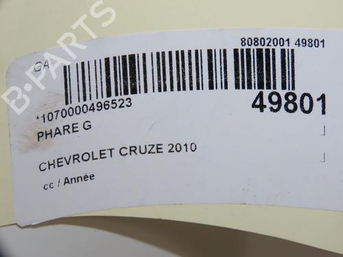 Left headlight CHEVROLET CRUZE (J300) 1.8 | BP18351500C28 