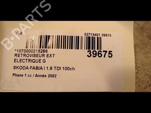 Used Left mirror SKODA FABIA I (6Y2) 1.9 TDI (100 hp) 23176170