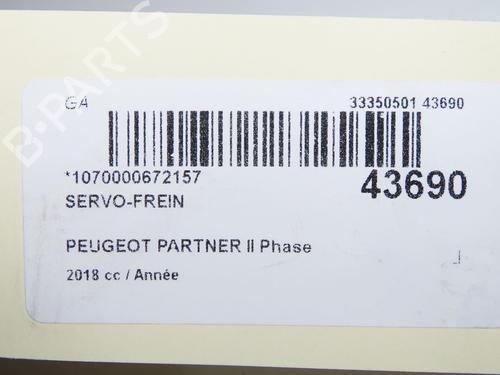 Used Servo brake PEUGEOT PARTNER Box Body/MPV 1.6 BlueHDi 100 (100 hp) 31120367