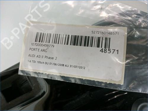 left-rear-door-audi-a3-sportback-8pa-16-tdi-8p4833051a-2004-2005-2006-2007-2008-2009-2010-2011-2012-2013-2014-2015-17371589 main image