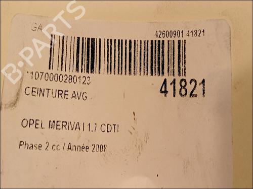 Front left belt tensioner OPEL MERIVA A MPV (X03) 1.7 CDTI (E75) | BP9614085C87 