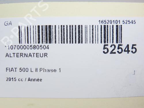 Alternator FIAT 500L (351_, 352_) 1.3 D Multijet (199LXY1A, 199LXY11) | BP28829097M7 