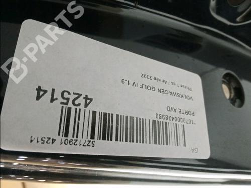 Right front door VW GOLF IV (1J1) 1.9 TDI | BP12181008C3 