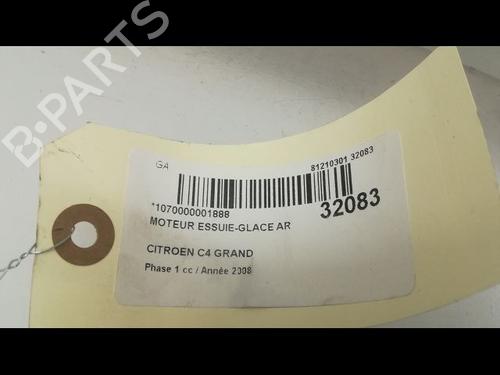 Used Rear wiper motor CITROËN C4 Grand Picasso I (UA_) 2.0 HDi 138 (136 hp) 23178211