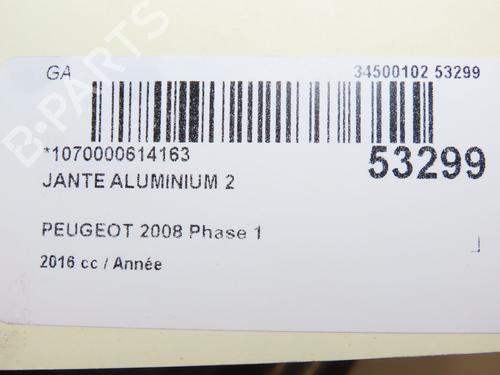 Used Rim PEUGEOT 2008 I (CU_) 1.2 VTi (82 hp) 28830119