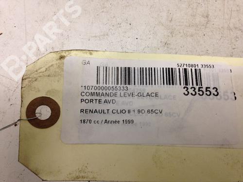 Switch RENAULT CLIO II (BB_, CB_) 1.9 D (B/CB0E, BB0J) | BP9594439I30 