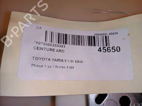 Used Rear right belt tensioner TOYOTA YARIS (_P9_) 1.0 VVT-i (KSP90_, KSP90R) (69 hp) 12262495