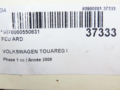 Right taillight VW TOUAREG (7LA, 7L6, 7L7) 2.5 R5 TDI | BP19170791C35 