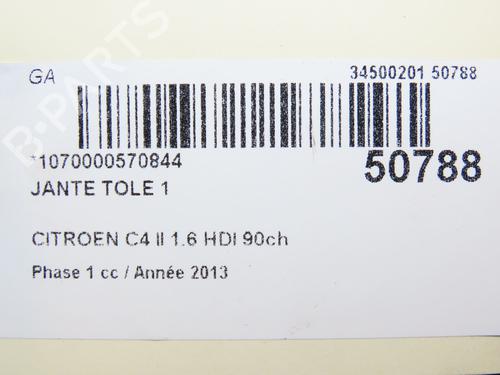 Rim CITROËN C4 II (NC_) 1.6 HDi 90 | BP28830149C45 