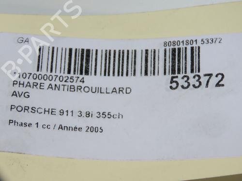 Used Left front fog light PORSCHE 911 Convertible (997) 3.6 Carrera (325 hp) 31575818