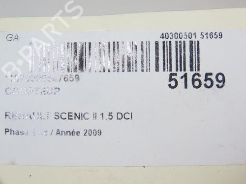 Used Instrument cluster RENAULT SCÉNIC II (JM0/1_) 1.5 dCi (JM1E, JM16) (106 hp) 28830458