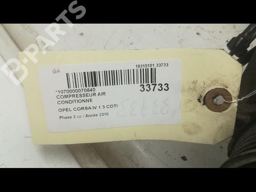 AC compressor OPEL CORSA D (S07) 1.3 CDTI (L08, L68) | BP9598188M34 