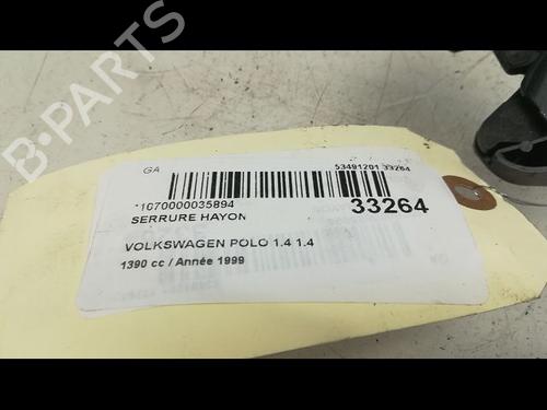 Used Tailgate lock Tailgate lock VW POLO III (6N1) 60 1.4 (60 hp) 36495503 36495503