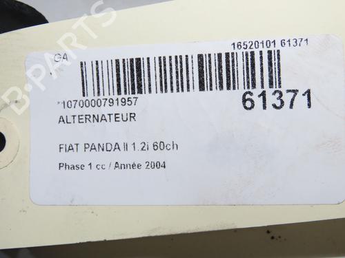 Alternator FIAT PANDA (169_) 1.2 (169.AXB11, 169.AXB1A) | BP40518000M7 - Image 8