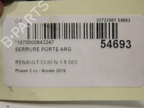 Rear left lock RENAULT CLIO IV (BH_) 1.5 dCi 90 | BP28969102C100 