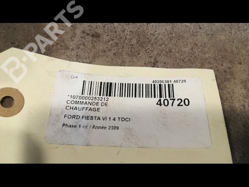 Climate control FORD FIESTA VI (CB1, CCN) 1.4 TDCi | BP9610096I5 