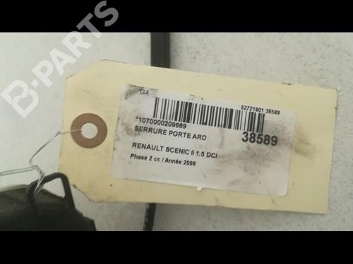 Rear right lock RENAULT SCÉNIC II (JM0/1_) 1.5 dCi (JM1E, JM16) | BP9607664C99 