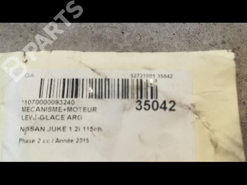 Rear left window mechanism NISSAN JUKE (F15) 1.2 DIG-T | BP9596936C24 