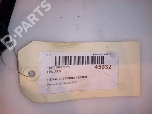 Right taillight RENAULT LAGUNA II Grandtour (KG0/1_) 1.9 dCi (KG1A, KG1W, KG0G) | BP11992348C35 