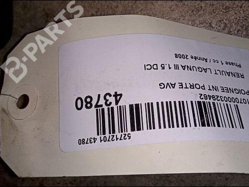 Front left interior door handle RENAULT LAGUNA III (BT0/1) 1.5 dCi (BT00, BT0A, BT0T, BT1J) | BP9619064I13 