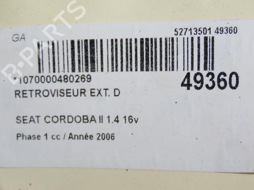 right-mirror-seat-cordoba-6l2-2002-2003-2004-2005-2006-2007-2008-2009-23176237 main image