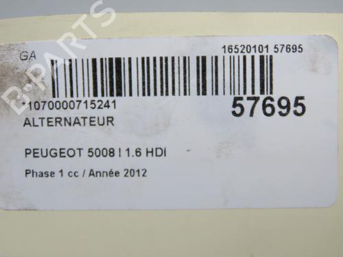 Used Alternator Alternator PEUGEOT 5008 (0U_, 0E_) 1.6 HDi (112 hp) 33008032 33008032