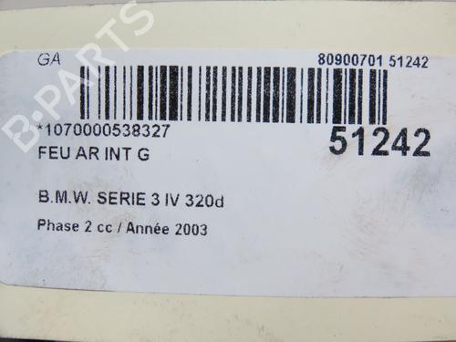 Left tailgate light BMW 3 (E46) 320 d | BP22524699C79 