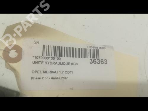 ABS pump OPEL MERIVA A MPV (X03) 1.7 CDTI (E75) | BP9599049M43 