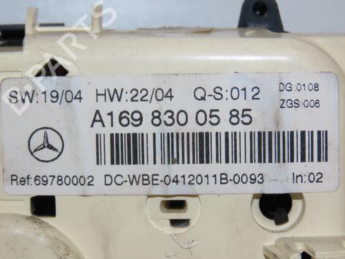 Climate control MERCEDES-BENZ A-CLASS (W169) A 180 CDI (169.007, 169.307) | BP19528913I5 