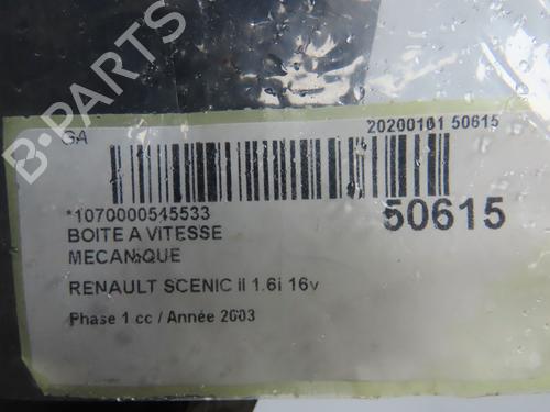 Gearbox RENAULT SCÉNIC II (JM0/1_) 1.6 (JM0C, JM0J, JM1B) | BP28829400M3 