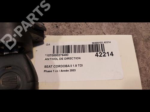 Ignition barrel SEAT CORDOBA (6L2) 1.9 TDI | BP9615710M48 