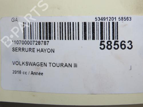 Bagklap lås VW TOURAN (5T1) 1.6 TDI | BP36682371C101 - Image 5