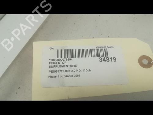 Used Third brake light PEUGEOT 807 (EB_) 2.2 HDi (128 hp) 9596219