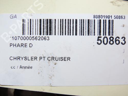 Højre forlygte CHRYSLER PT CRUISER (PT_) 2.4 | BP28969405C29 