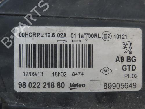 Used Left headlight PEUGEOT 208 I (CA_, CC_) 1.4 HDi (68 hp) 24344465