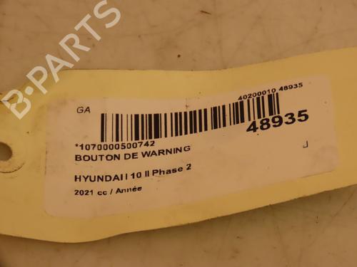 Used Warning switch Warning switch HYUNDAI i10 III (AC3, AI3) 1.0 T-GDi (100 hp) 16688098 16688098
