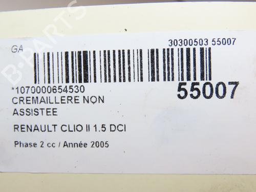 Used Steering rack RENAULT CLIO II (BB_, CB_) 1.5 dCi (B/CB07) (65 hp) 29195973